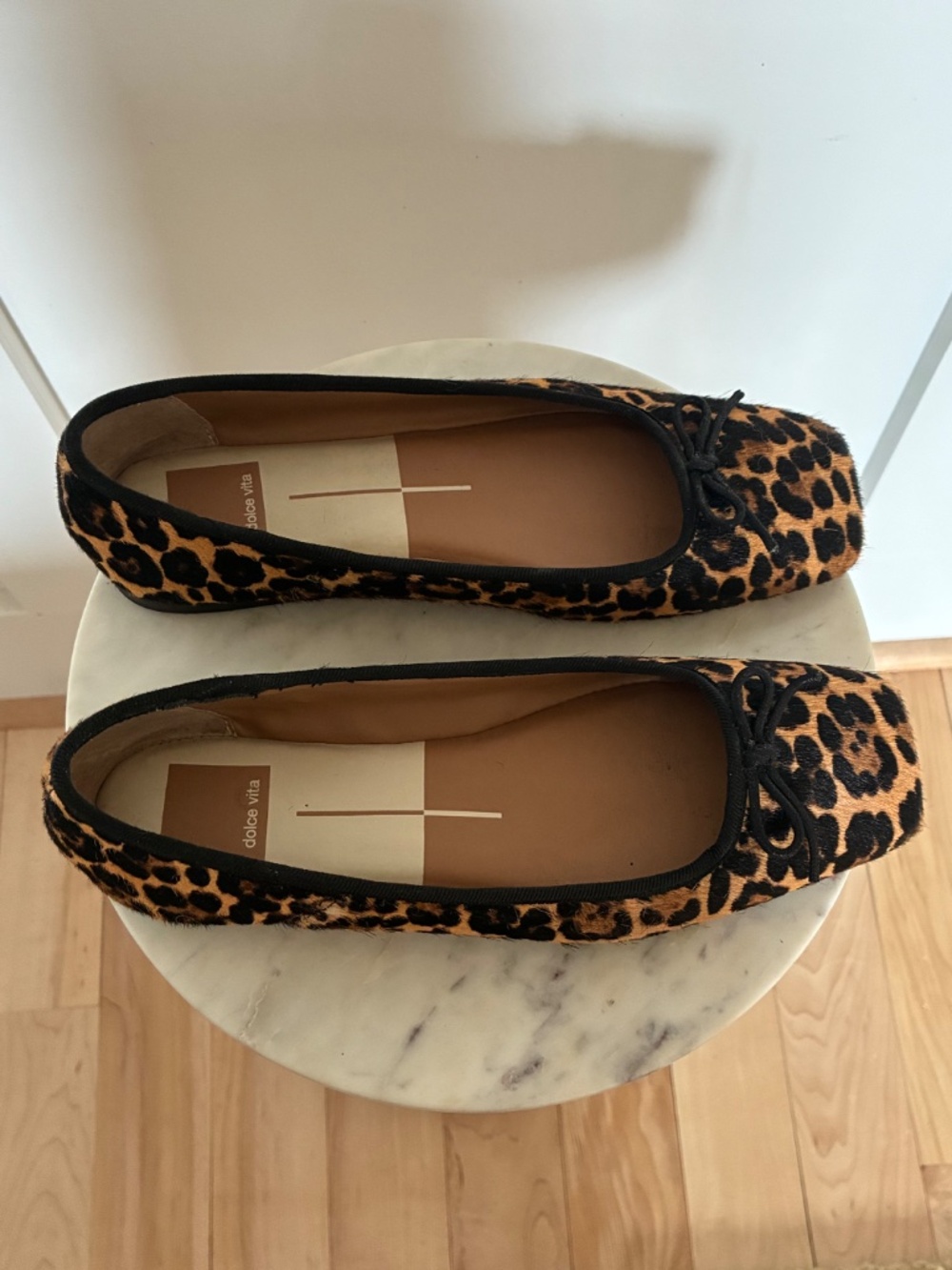 Dolce Vita leopard print Anisa ballet flats - Picture 2 of 6